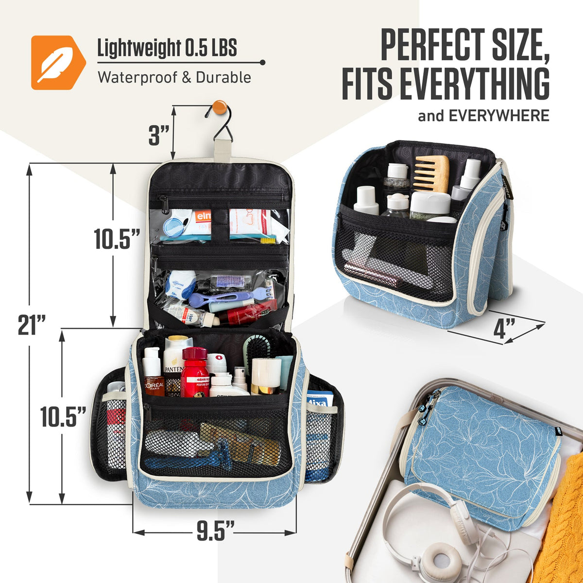 Hanging Travel Toiletry Bag