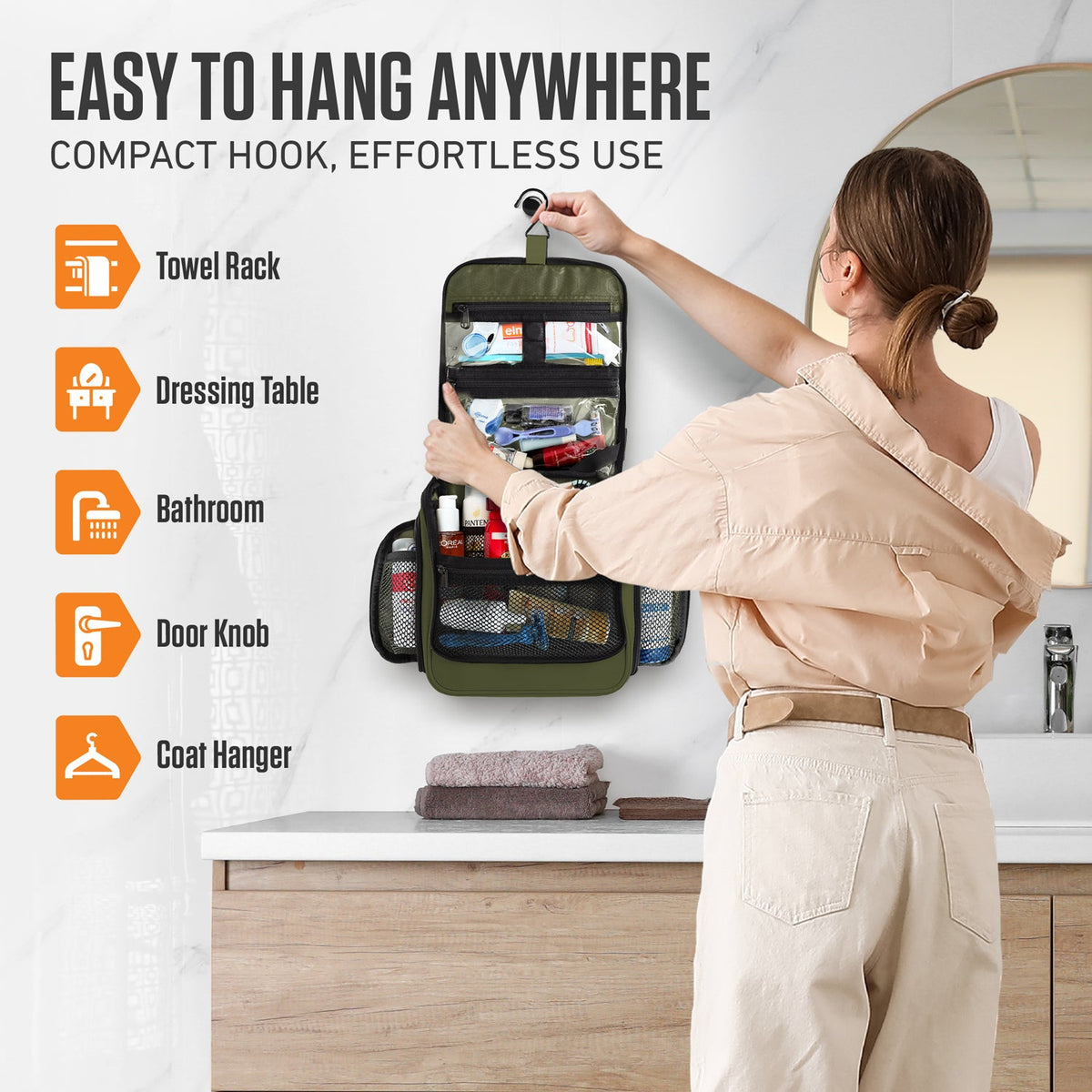 Hanging Travel Toiletry Bag