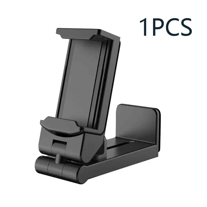 Airplane Phone Holder Portable Foldable Desktop Mobile Phone Stand Rotatable Selfie Holding Live Train Seat Clip Lazy Bracket